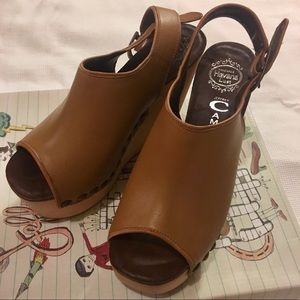 Jeffrey Campbell Snick Wood Platform Wedge